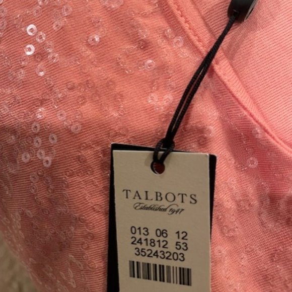 Talbots Sequin Shell Top - Picture 3 of 3